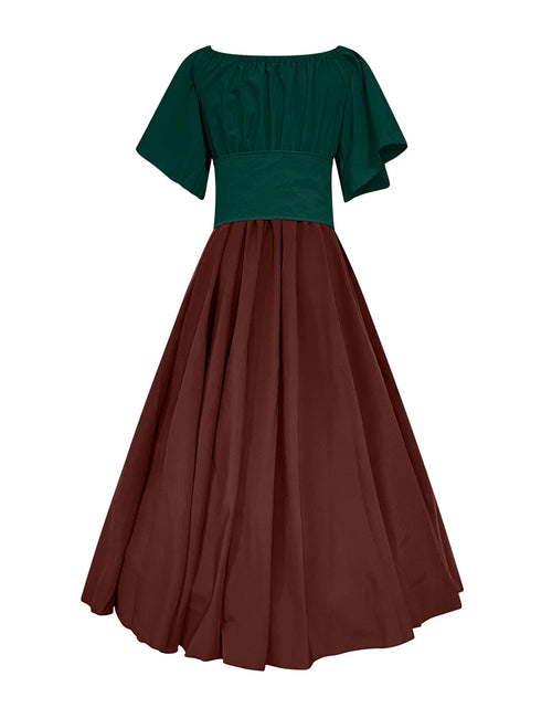 Load image into Gallery viewer, Renaissance Faire Costume Women,Womens Renaissance Costumes Medieval Irish Traditional plus Size Dresses Ruffle over Dress Corset Retro Cosplay Gown
