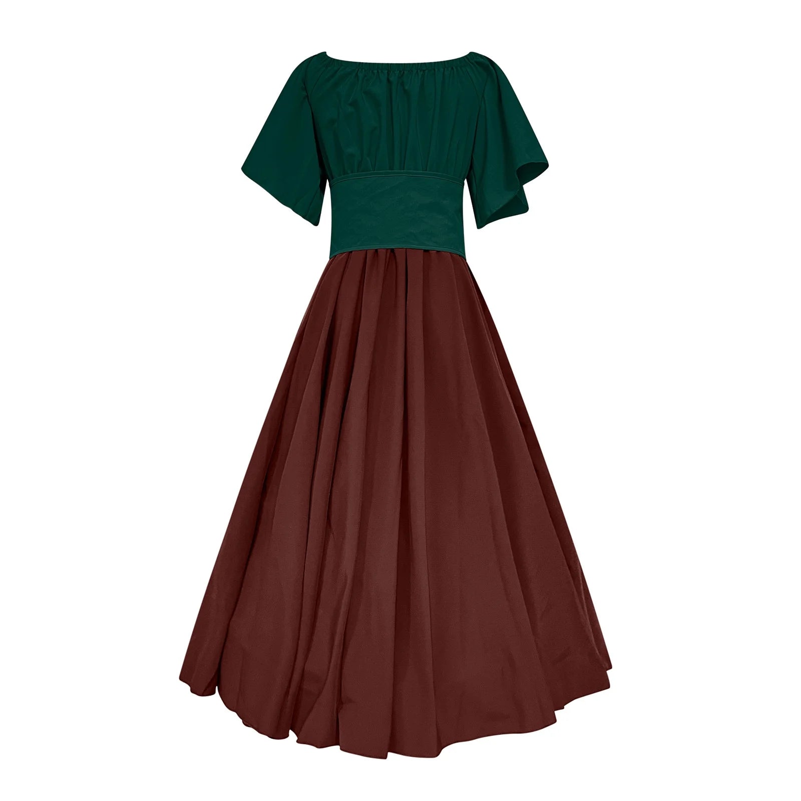 Renaissance Faire Costume Women,Womens Renaissance Costumes Medieval Irish Traditional plus Size Dresses Ruffle over Dress Corset Retro Cosplay Gown