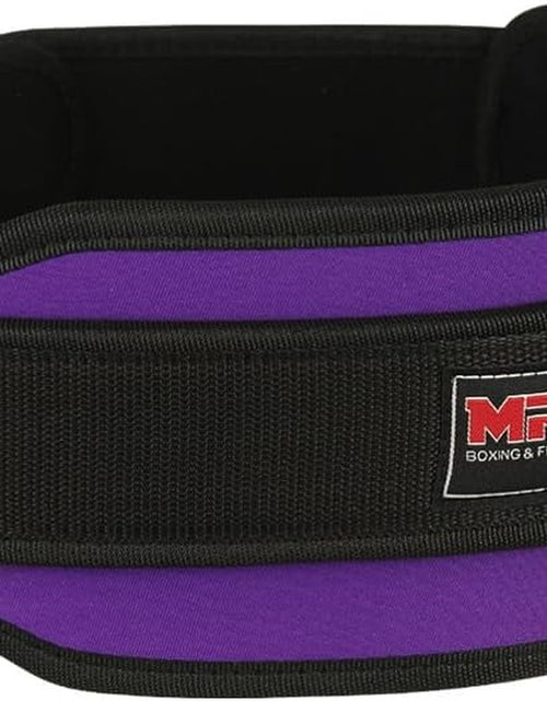 Load image into Gallery viewer, Weight Lifting Belt with Double Back Support Gym Training Purple XL
