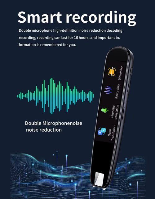 Load image into Gallery viewer, Translator 112 Languages Offline WIFI Scanning Translation Translator Instant Voice Scan Cheap Smart and High Marker Pen Qu R8B3
