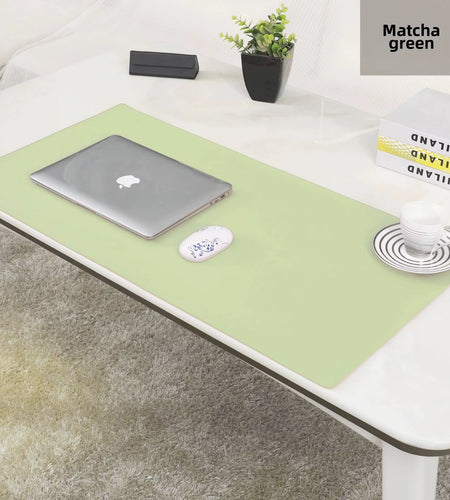 1 Pcs Large Size 60*30Mm Office Desk Protector Mat PU Leather Waterproof Mouse Pad Desktop Keyboard Desk Pad Gaming Mousepad