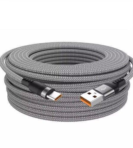 Extended 5-Meter Type-C USB Android 5A Super- Charging Cable Suitable for Huawei, Xiaomi, Vivo, and Leeco Phone Data Cable