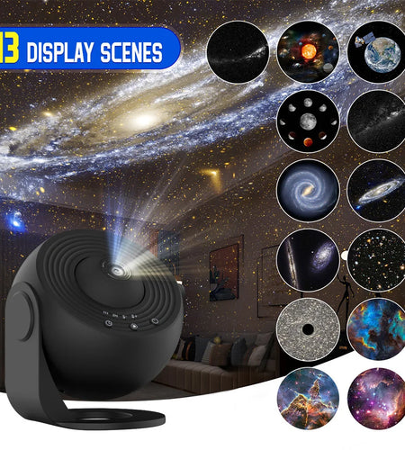 13 in 1 Star Projector, Planetarium Galaxy Projector for Bedroom, Aurora Projector, Night Light Projector for Kids Adults