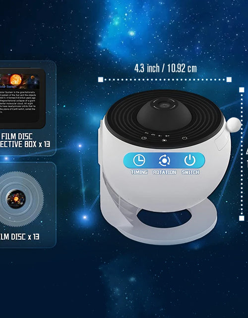 Load image into Gallery viewer, 13 in 1 Star Projector, Planetarium Galaxy Projector for Bedroom, Aurora Projector, Night Light Projector for Kids Adults

