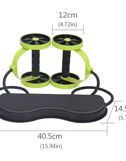 Load image into Gallery viewer, Ab Roller for Abs Workout Multifunctional Thicker No Noise Ab Roller Wheel Exercise Equipment Easy to Use Ab Roller Body Shaping
