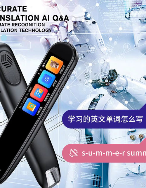 Load image into Gallery viewer, Translator 112 Languages Offline WIFI Scanning Translation Translator Instant Voice Scan Cheap Smart and High Marker Pen Qu R8B3
