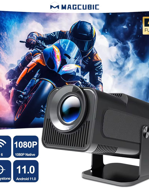Load image into Gallery viewer, Android 11 390ANSI HY320 Projector 4K Native 1080P Dual Wifi6 BT5.0 Cinema Outdoor Portable Projetor Upgrated HY300
