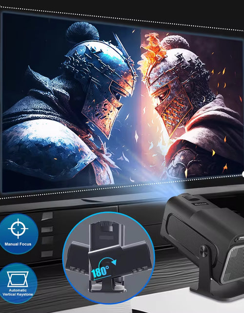 Load image into Gallery viewer, Android 11 390ANSI HY320 Projector 4K Native 1080P Dual Wifi6 BT5.0 Cinema Outdoor Portable Projetor Upgrated HY300
