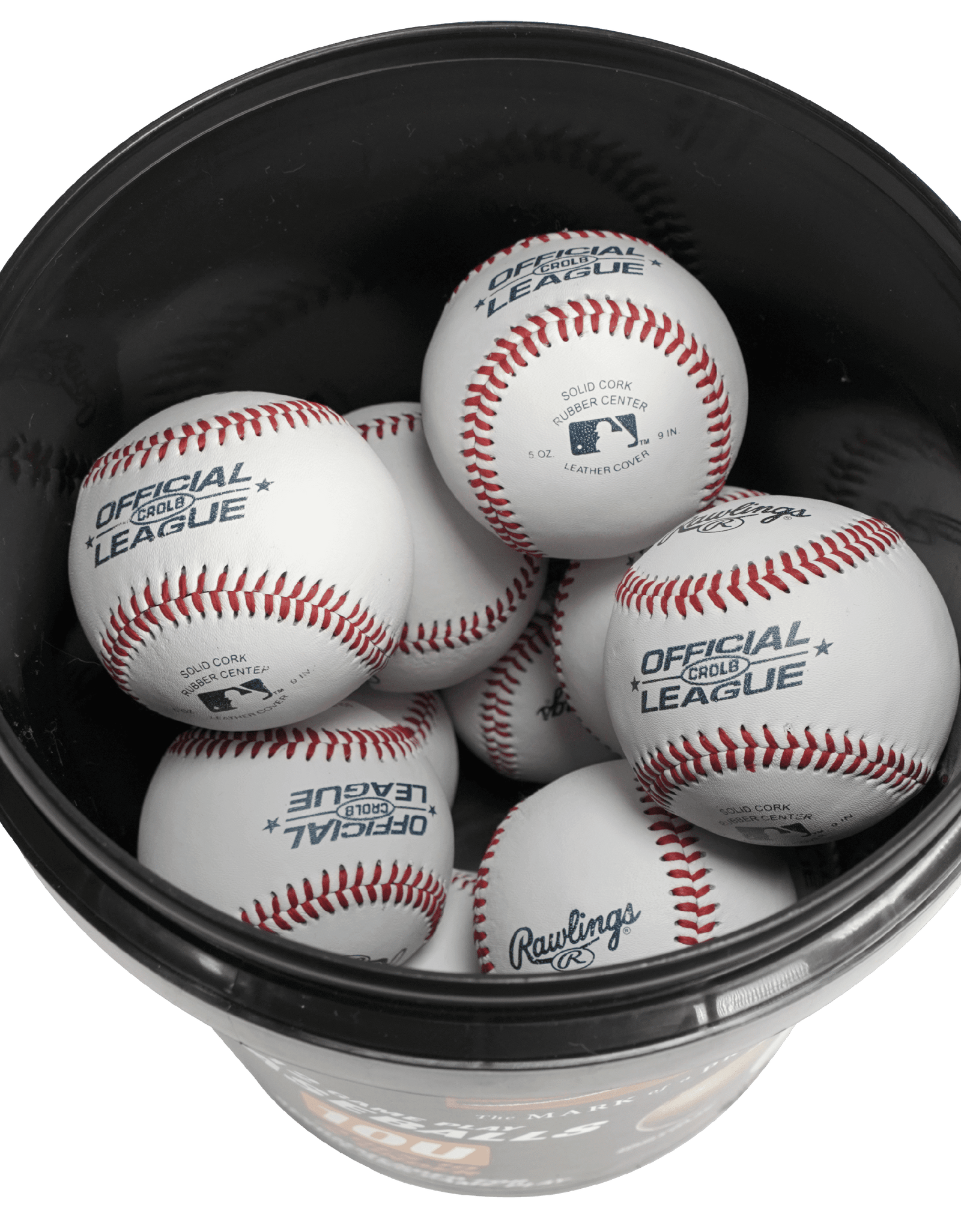 | Official League CROLB Practice Youth Baseballs | Youth/10U | Bucket | 12 Count